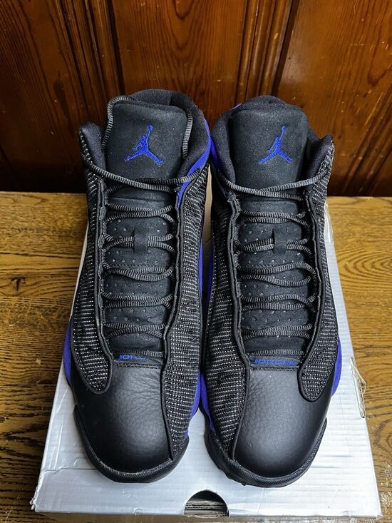 Air Jordan 13 Retro Hyper Royal Black Blue Sneakers 414571-040 Mens Size 10.5 main image 5